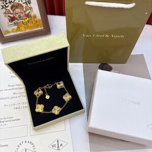 Five clover bracelets by Van Cleef & Arpels